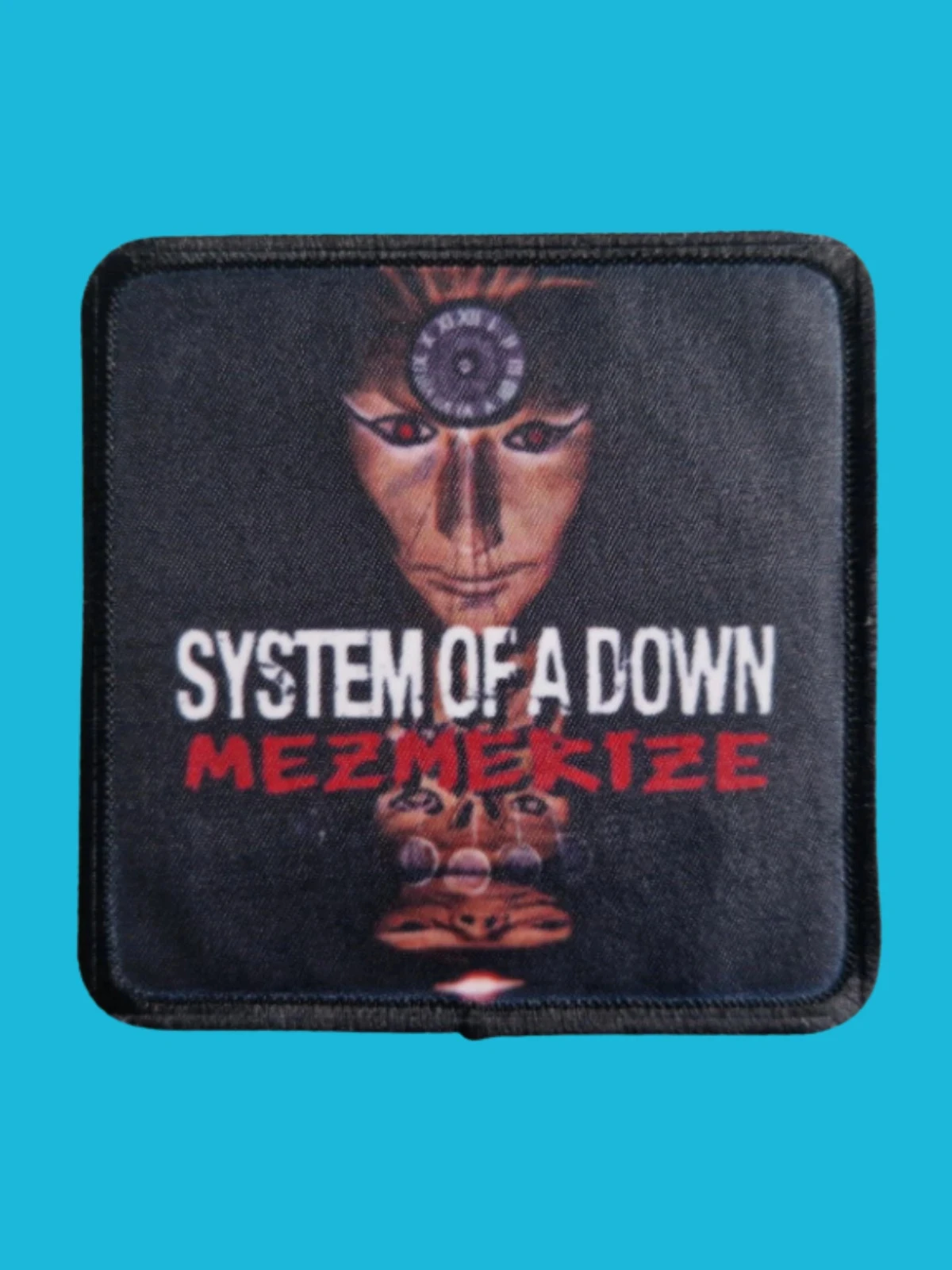 Patch System Of A Down - Mezmerize - Imprimé - Carré de 7,5 x 7,5 centimètres